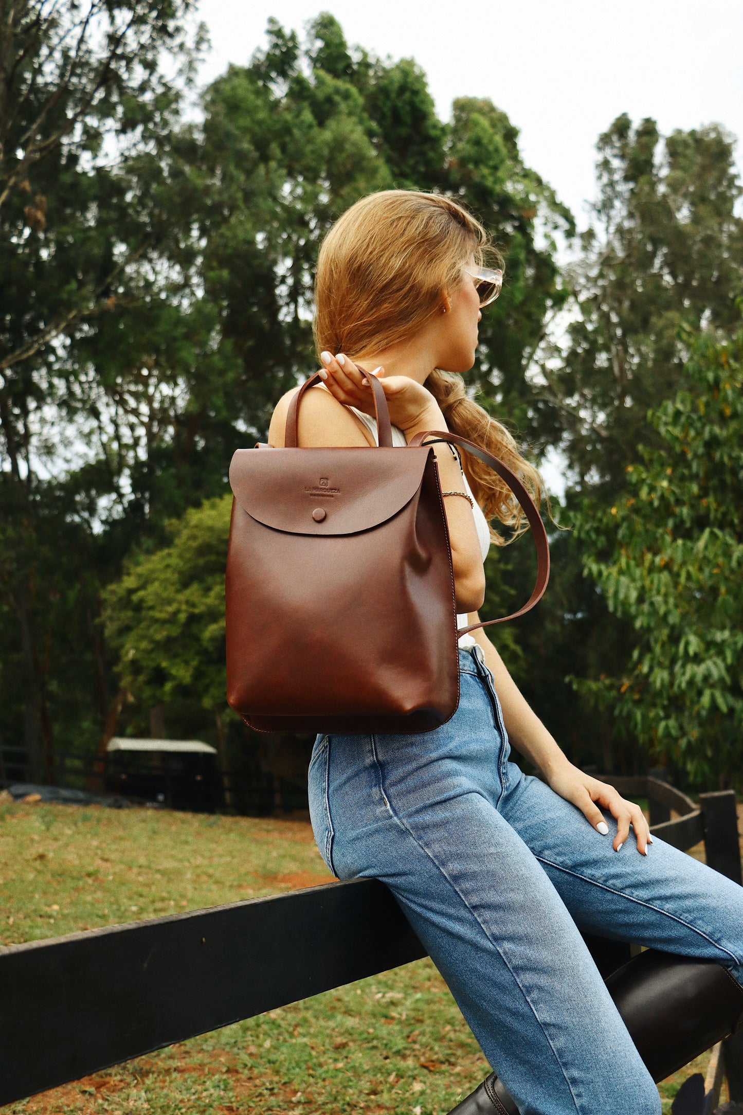 Marez Back Pack - Dark Chocolate