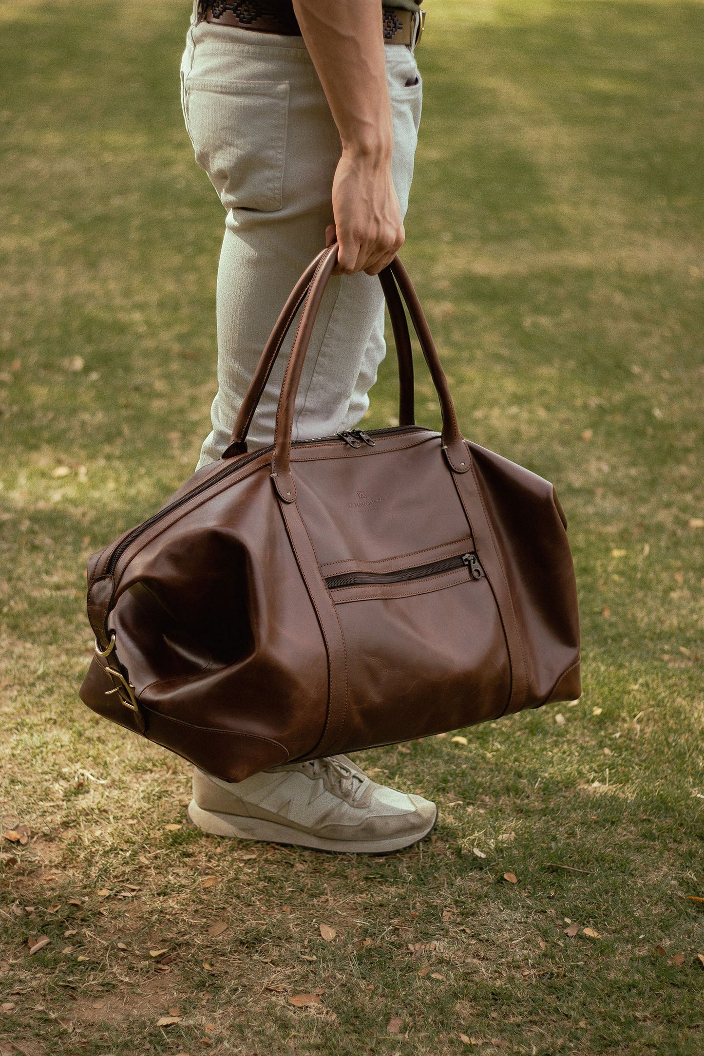 Leather Travel Bag - Dark Chocolate