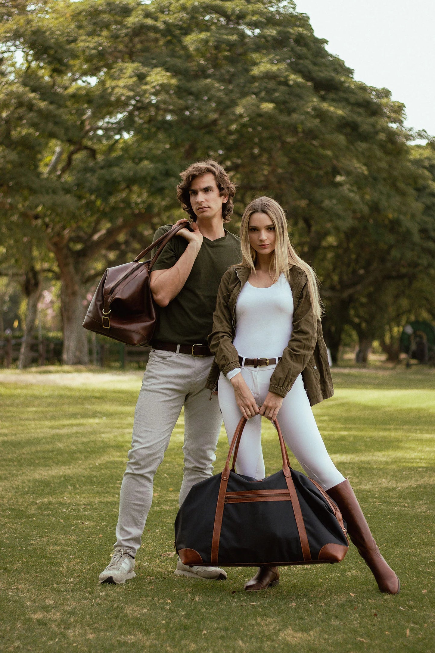 Leather Travel Bag - Dark Chocolate