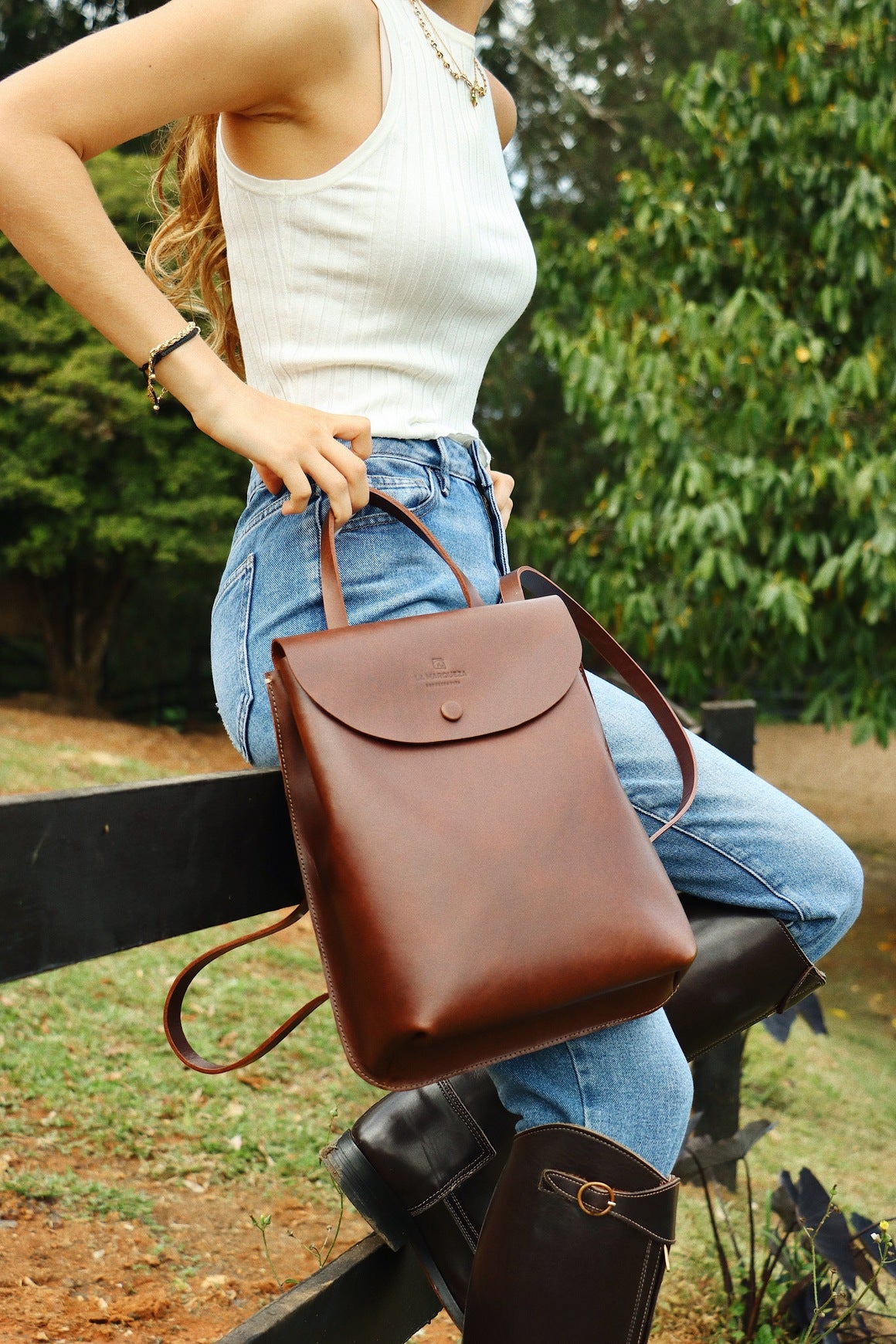 Marez Back Pack - Dark Chocolate