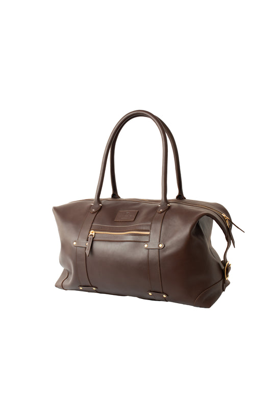 Leather Travel Bag - Dark Chocolate