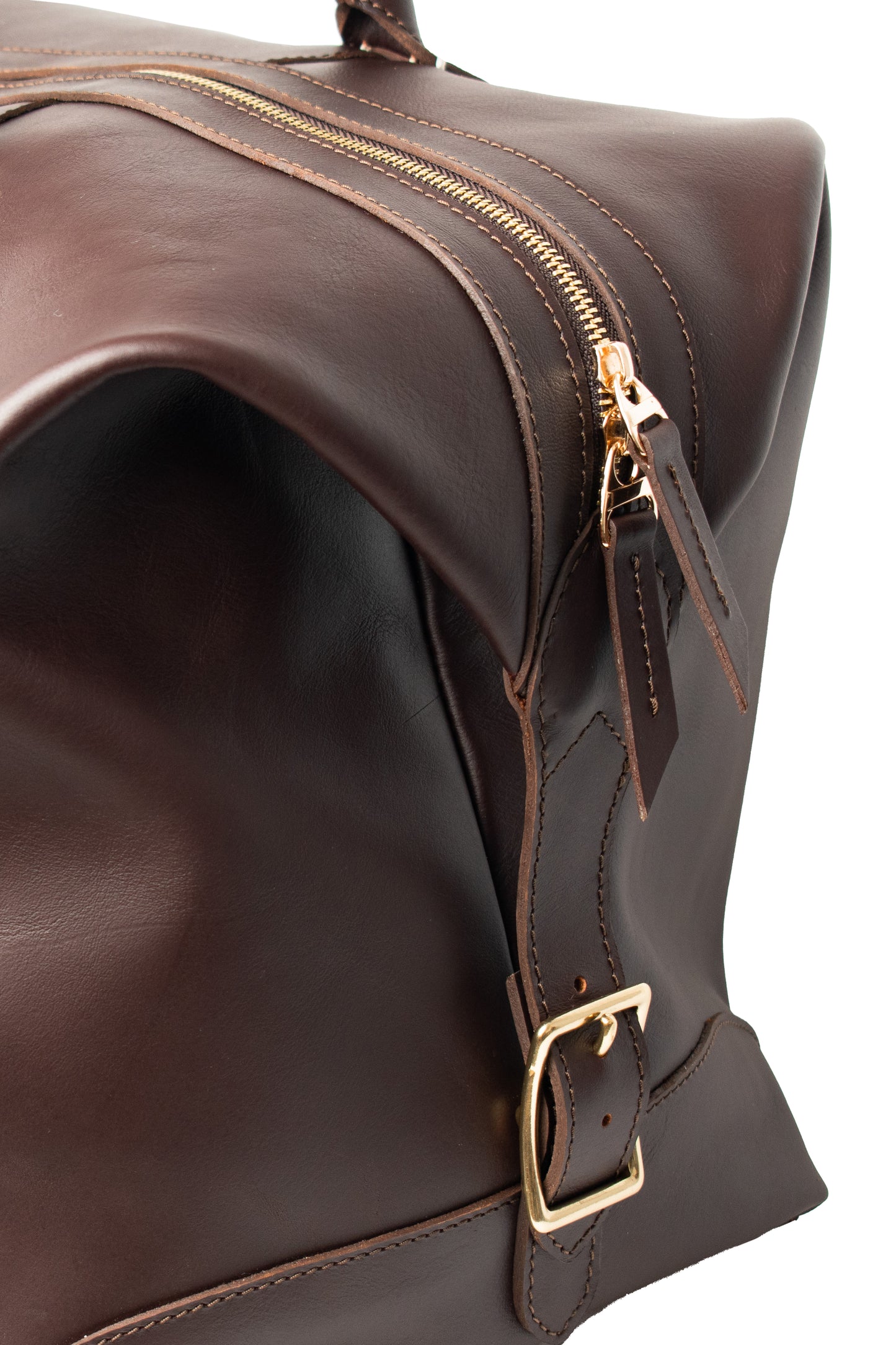 Leather Travel Bag - Dark Chocolate