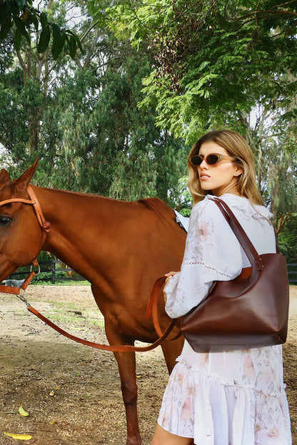 Classic Handbag - Dark Chocolate