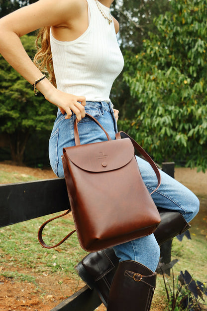 Marez Back Pack - Dark Chocolate