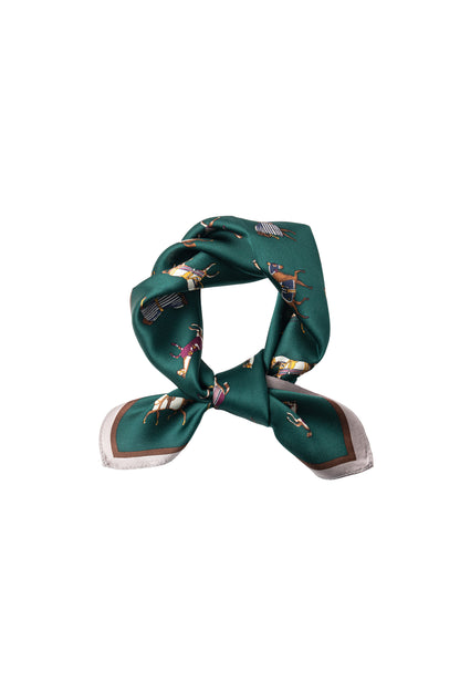 Silk Twilly Kerchief - Oxford