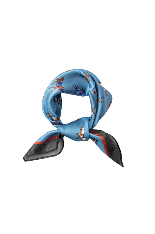 Silk Twilly Kerchief - Cambridge