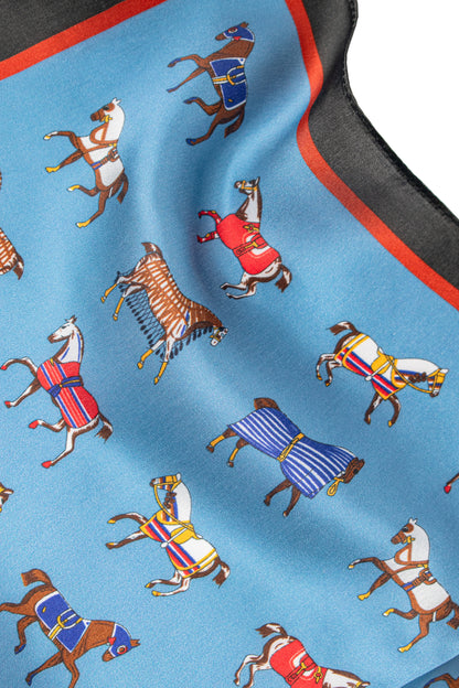 Silk Twilly Kerchief - Cambridge