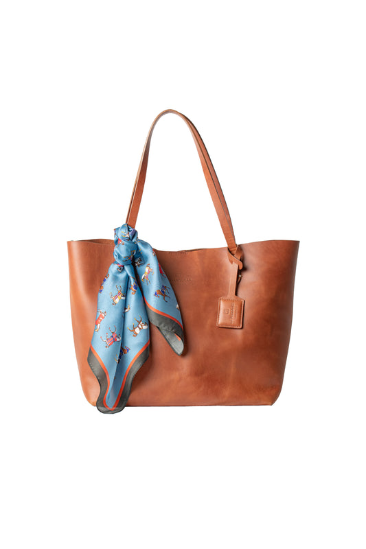 Silk Twilly Kerchief - Cambridge
