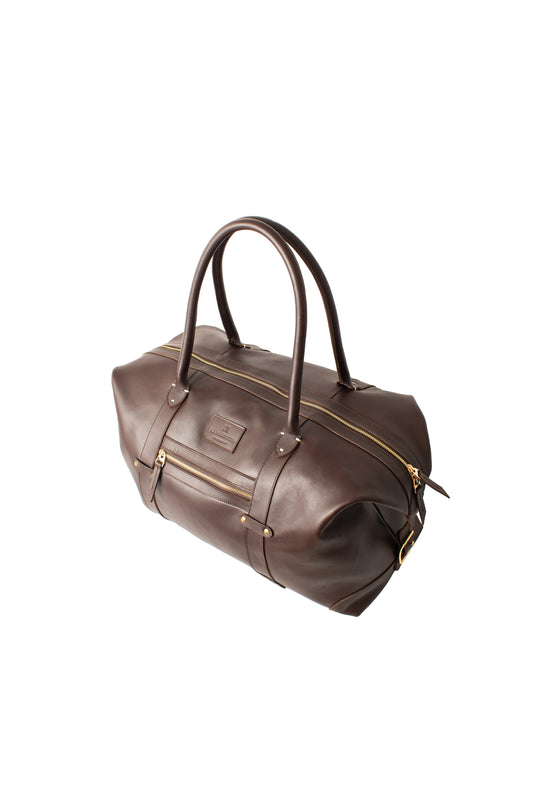 Leather Travel Bag - Dark Chocolate