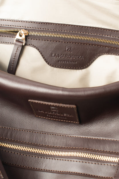 Leather Travel Bag - Dark Chocolate